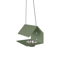 Discount Mangeoire A Oiseaux Picoti Metal Vert / Metal - A Suspendre Ou Visser - Unisexe Chiens Chats Cie