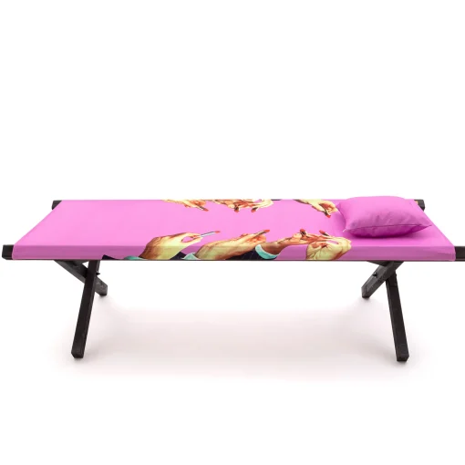Discount Meridienne Pliable Toiletpaper - Bois / Lit De Jour - Unisexe Bains De Soleil Chaises Longues Et Hamacs