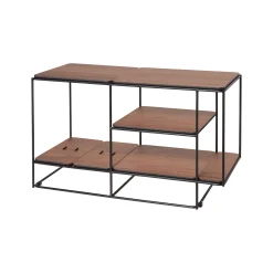 Best Sale Meuble Acoustique Lines Bois Naturel / Pour Materiel Audio - 50 X 88 X P 39 Cm (Horizontal Ou Vertical) - Unisexe Meubles De Rangement