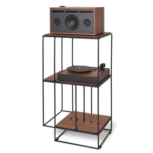 Best Sale Meuble Acoustique Lines Bois Naturel / Pour Materiel Audio - 50 X 88 X P 39 Cm (Horizontal Ou Vertical) - Unisexe Meubles De Rangement