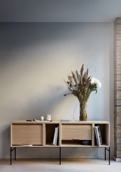 New Meuble Tv Hifive Bois Naturel / Meuble Tv - L 150 X H 65 Cm - Unisexe Meubles Tv