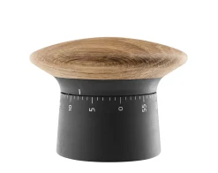 Best Sale Minuteur  Bois Noir / Plastique & Chene - Unisexe Ustensiles De Cuisines