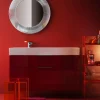 Store Miroir Lumineux All Saints Plastique Transparent Led / O 78 Cm - Unisexe Luminaires De Salle De Bains