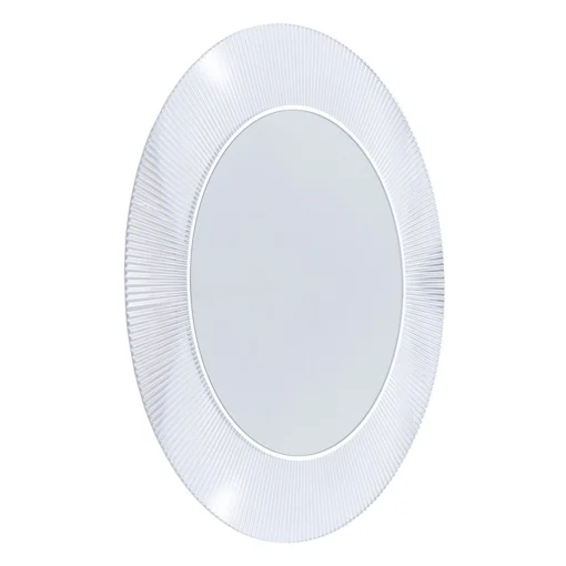 Store Miroir Lumineux All Saints Plastique Transparent Led / O 78 Cm - Unisexe Luminaires De Salle De Bains