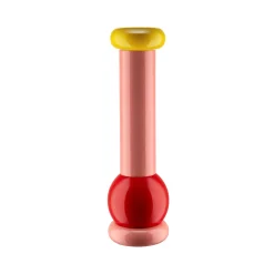 New Moulin A Epices / By Ettore Sottsass - H 23 Cm Bois/ 100 Values Collection - Unisexe Terrasses Et Balcons