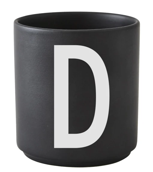 Hot Mug A-Z Ceramique / Porcelaine - Lettre D - Unisexe Tasses Et Mugs