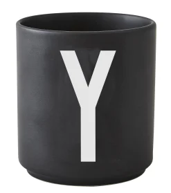 Fashion Mug A-Z Ceramique / Porcelaine - Lettre Y - Unisexe Tasses Et Mugs