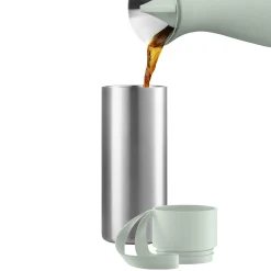 Flash Sale Mug Isotherme To Go Cup Metal Vert /Avec Couvercle - 0,35 L - Unisexe Gourdes Et Thermos