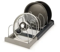 Best Sale Organisateur De Tiroir Drawerstore Plastique/ Extensible L 30 A 56 Cm - Pour Couvercles & Casseroles - Unisexe Nettoyage Et Rangement