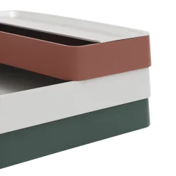 Sale Organiseur De Bureau Arrange N°2 Plastique Multicolore / Set 3 Pieces Empilable - Unisexe Accessoires Bureau