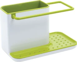 Sale Organiseur D'Evier Caddy Plastique Vert - Unisexe Nettoyage Et Rangement