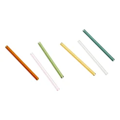 Shop Paille En Verre Sip Cocktail Verre/ Set De 6 - L 14 Cm - Unisexe Autour Du Vin