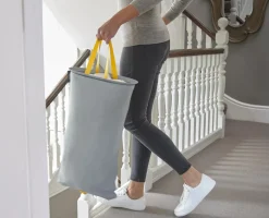 Fashion Panier A Linge Tota Plastique/ 60 Litres - 2 Bacs Avec Sacs Transportables - Unisexe Accessoires Salle De Bains