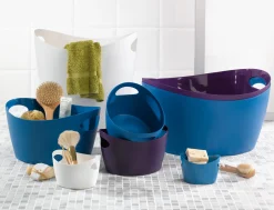 Shop Panier Bottichelli Xl Plastique/ Bassine - L 44 X H 40 Cm - Unisexe Nettoyage Et Rangement