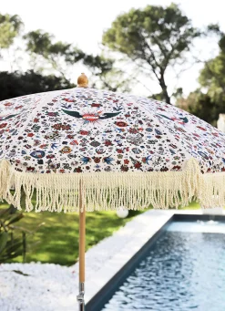 Best Sale Parasol Tattoo Tissu / Inclinable - O 200 Cm - Unisexe Parasols