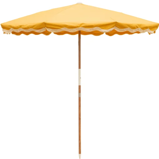 Fashion Parasol The Amalfi Tissu Bois Jaune / O 230 Cm - Unisexe Parasols
