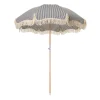 Store Parasol The Premium Beach Tissu Bois Bleu / O 180 Cm - Inclinable - Unisexe Parasols