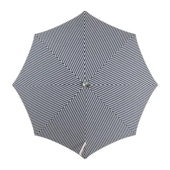 Store Parasol The Premium Beach Tissu Bois Bleu / O 180 Cm - Inclinable - Unisexe Parasols
