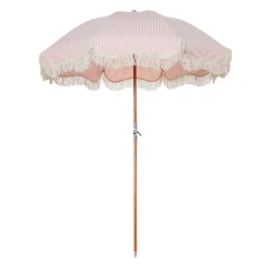 Best Sale Parasol The Premium Beach Tissu Bois Rose / O 180 Cm - Inclinable - Unisexe Parasols