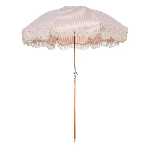 Best Sale Parasol The Premium Beach Tissu Bois Rose / O 180 Cm - Inclinable - Unisexe Parasols