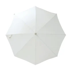 Best Parasol The Premium Beach Tissu Bois Blanc / O 180 Cm - Inclinable - Unisexe Parasols