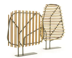 Online Paravent Clostra Bois Naturel / L 123 X H 175 Cm - Unisexe Paravents Séparations