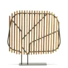 Clearance Paravent Clostra Bois Naturel / L 145 X H 145 Cm - Unisexe Paravents Séparations