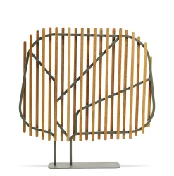 Clearance Paravent Clostra Bois Naturel / L 145 X H 145 Cm - Unisexe Paravents Séparations