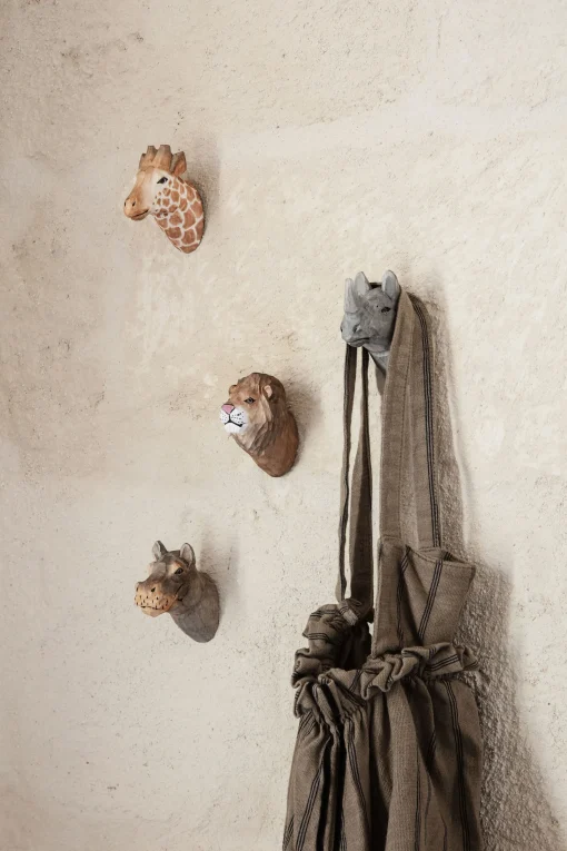 Best Patere Animal Bois / - Sculpte Main - Unisexe Portemanteaux Patères Portants
