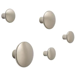 Cheap Patere The Dots Metal Metal Marron Beige / Set De 5 - Unisexe Portemanteaux Patères Portants