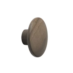 Clearance Patere The Dots Wood Bois Naturel / Xsmall - O  6,5 Cm - Unisexe Portemanteaux Patères Portants