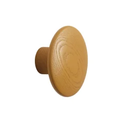 Best Sale Patere The Dots Wood Bois Orange Marron / Small - O 9 Cm - Unisexe Portemanteaux Patères Portants
