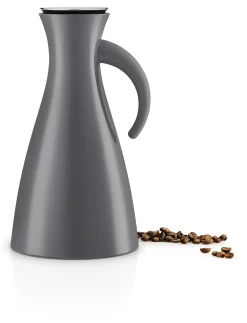 Discount Pichet Isotherme  Plastique Gris 1 L / O 15,5 X H 29 Cm - Unisexe Gourdes Et Thermos