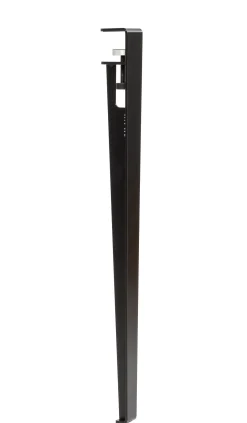 New Pied Avec Fixation Etau Metal Noir / H 75 Cm - Pour Creer Table & Bureau - Unisexe Tables