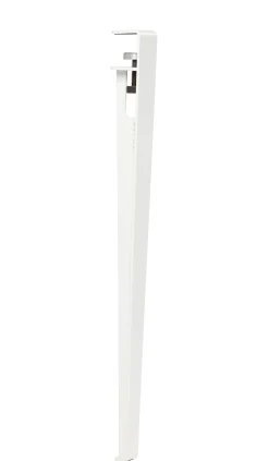 Flash Sale Pied Avec Fixation Etau Metal Blanc / H 75 Cm - Pour Creer Table & Bureau - Unisexe Tables