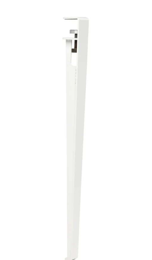 Flash Sale Pied Avec Fixation Etau Metal Blanc / H 75 Cm - Pour Creer Table & Bureau - Unisexe Tables