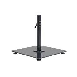 Store Pied De Parasol The Classic Metal Noir / 16 Kg - Pour Mat De 2,5 A 3,8 Cm - Unisexe Parasols