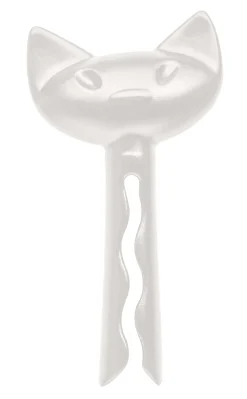 New Pince A Sachet Miaou Plastique Blanc Noir / Set De 2 - Unisexe Nettoyage Et Rangement
