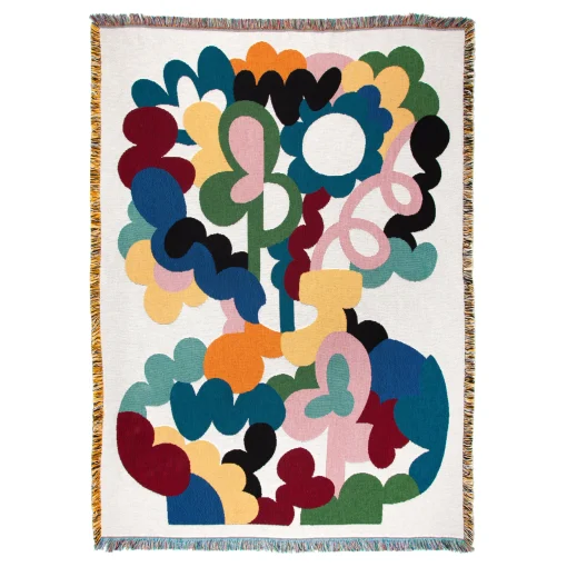 Outlet Plaid Alessi Tissu / By - 137 X 178 Cm - Unisexe Déco Textile