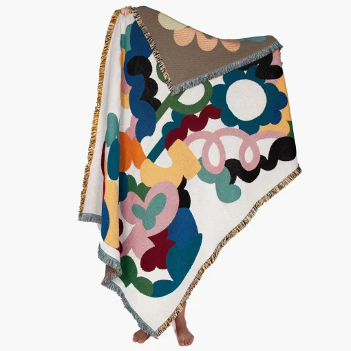 Outlet Plaid Alessi Tissu / By - 137 X 178 Cm - Unisexe Déco Textile