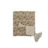 New Plaid Amilly Tissu/ 160 X 130 Cm - Coton Recycle - Unisexe Linge De Lit