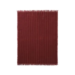 Best Plaid Battus Tissu Rouge / 130 X 185 Cm - Unisexe Linge De Lit