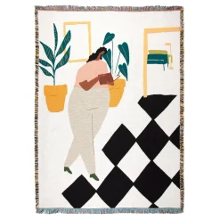 Clearance Plaid Dresden Tissu / By - 137 X 178 Cm - Unisexe Linge De Lit