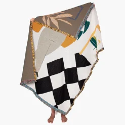 Clearance Plaid Dresden Tissu / By - 137 X 178 Cm - Unisexe Linge De Lit