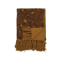 Flash Sale Plaid Ganja Tissu/ 160 X 130 Cm - Coton Recycle - Unisexe Linge De Lit