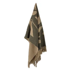 Online Plaid Geneva Tissu Vert / 160 X 130 Cm - Coton Recycle - Unisexe Linge De Lit
