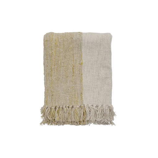 Online Plaid Giuliana Tissu Beige / 150 X 125 Cm - Unisexe Linge De Lit
