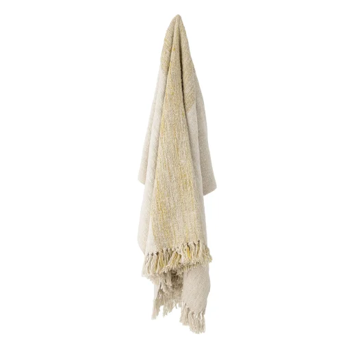 Online Plaid Giuliana Tissu Beige / 150 X 125 Cm - Unisexe Linge De Lit