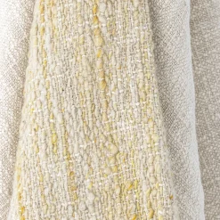 Online Plaid Giuliana Tissu Beige / 150 X 125 Cm - Unisexe Linge De Lit