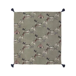 Sale Plaid Loome Tissu/ Jete De Lit - 160 X 130 Cm / Coton Recycle - Unisexe Linge De Lit